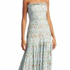 AMUR Hiyori Strapless Ruched Maxi Dress,Brand new 00